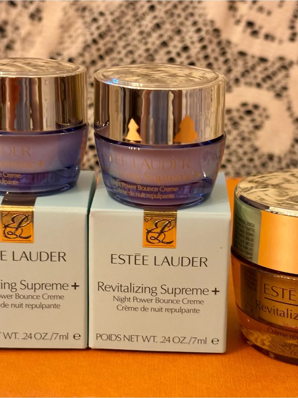 Estee Lauder Revitalizing Supreme+ Night Power Bounce Crème Set of 3 - Picture 1 of 11